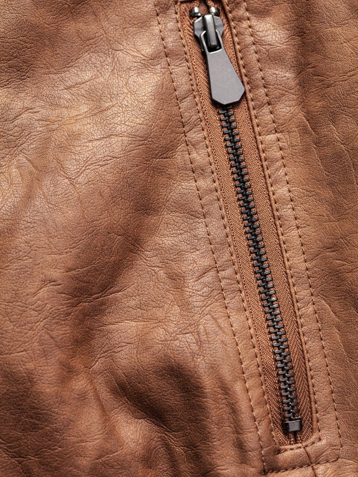 Female leather jacket
